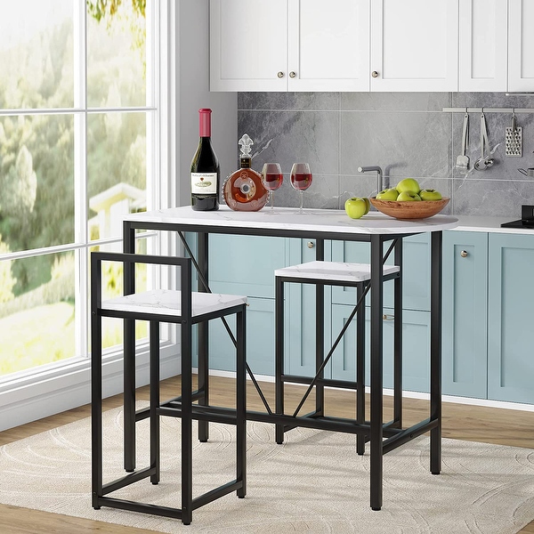 Breakfast bar table and 2 2025 chairs