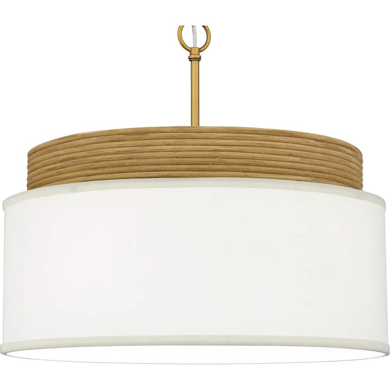 Malia 4-Light Brushed Gold Pendant Light