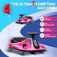 preview thumbnail 5 of 3, 4V Ride On Drift Kart, 360 Degree Rotation, USB, Music, High/Low Speed, Racing, Pink