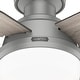 preview thumbnail 10 of 26, Hunter 44" Dempsey Flush Mount Ceiling Fan with LED Light, Handheld Remote - Modern, Contemporary, Transitional, Industrial