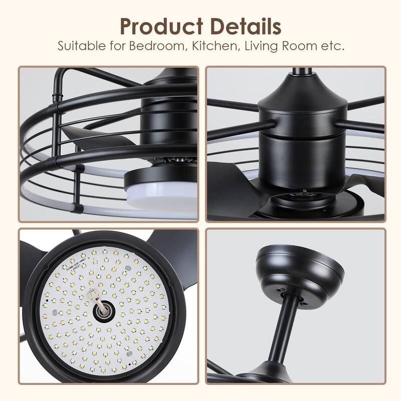 Ceiling Fan with Light Bladeless Black Ceiling Fans with Remote