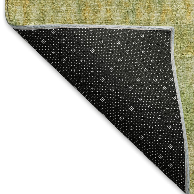 Machine Washable Indoor/ Outdoor Ombre Stripes Chantille Rug