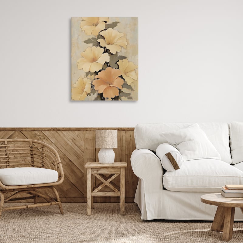 Stupell Muted Vintage Daffodils Canvas Wall Art Design By Franklyn Gregory