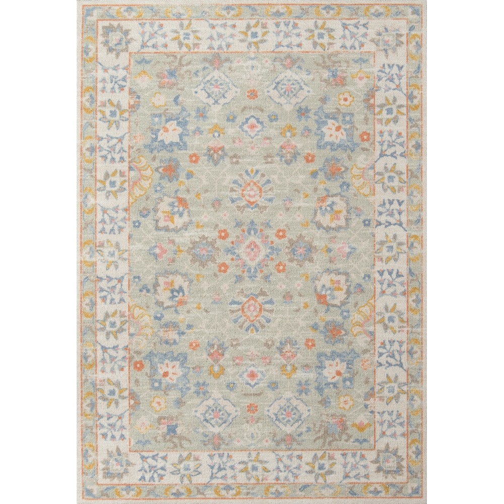 Momeni Anatolia Wool and Nylon Traditional Oriental Area Rug.