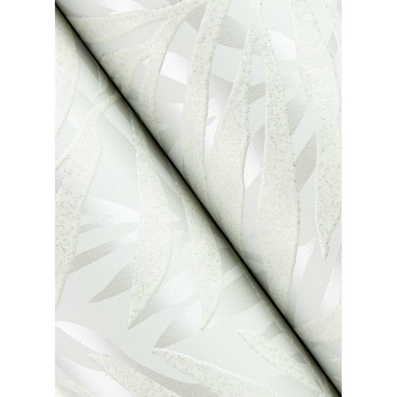 Advantage Holzer White Fern Wallpaper