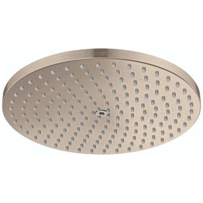 Hansgrohe Raindance S 1.75 GPM 1-Jet PowderRain Showerhead - Brushed Nickel