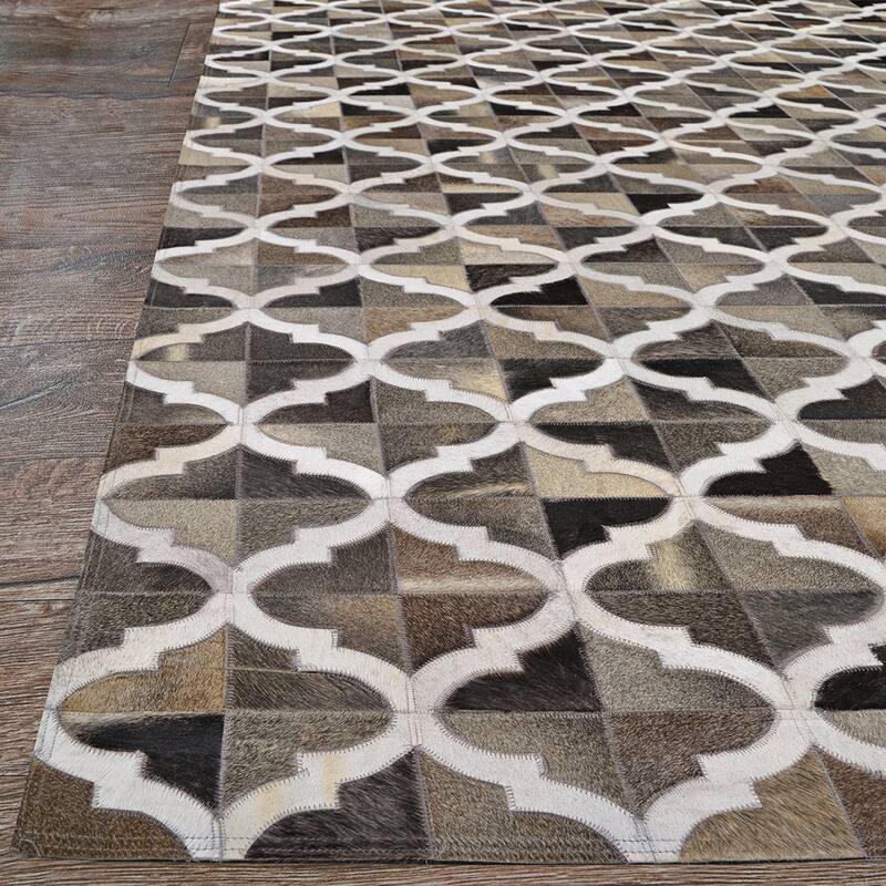 Dream Decor Rugs Vail Alester Brown Beige Geometric Handmade Area Rug