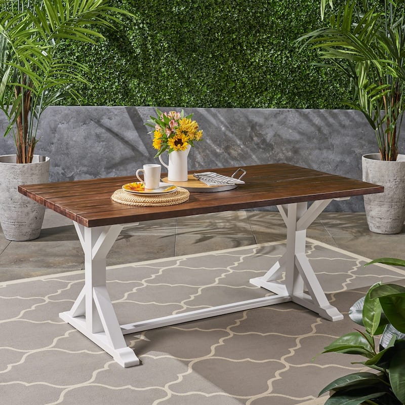 outdoor CASSIA FARMHOUSE DINING TABLE