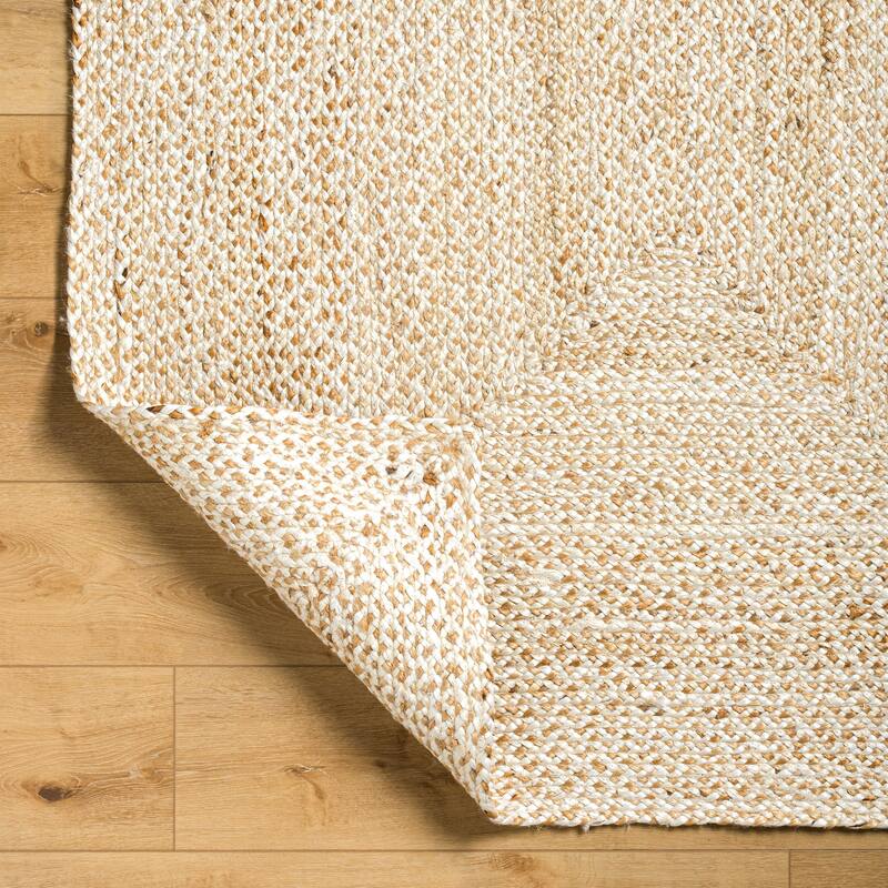 Jovan Farmhouse Jute Area Rug