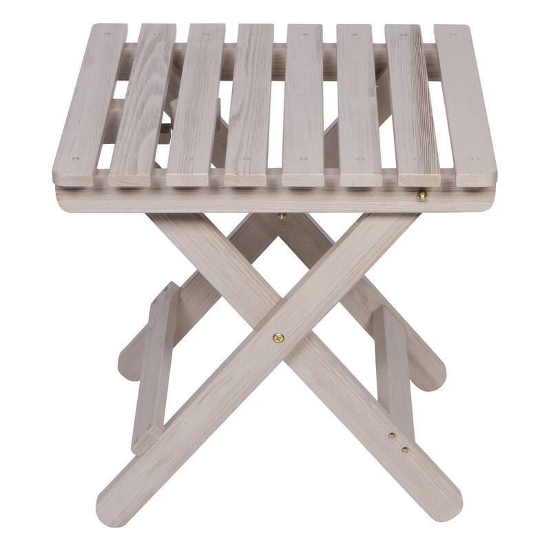Laguna Assembled Square Folding Table - 19 W x 19 L x 19 H