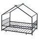 preview thumbnail 17 of 29, Twin Size Metal House Bed with Twin Size Trundle