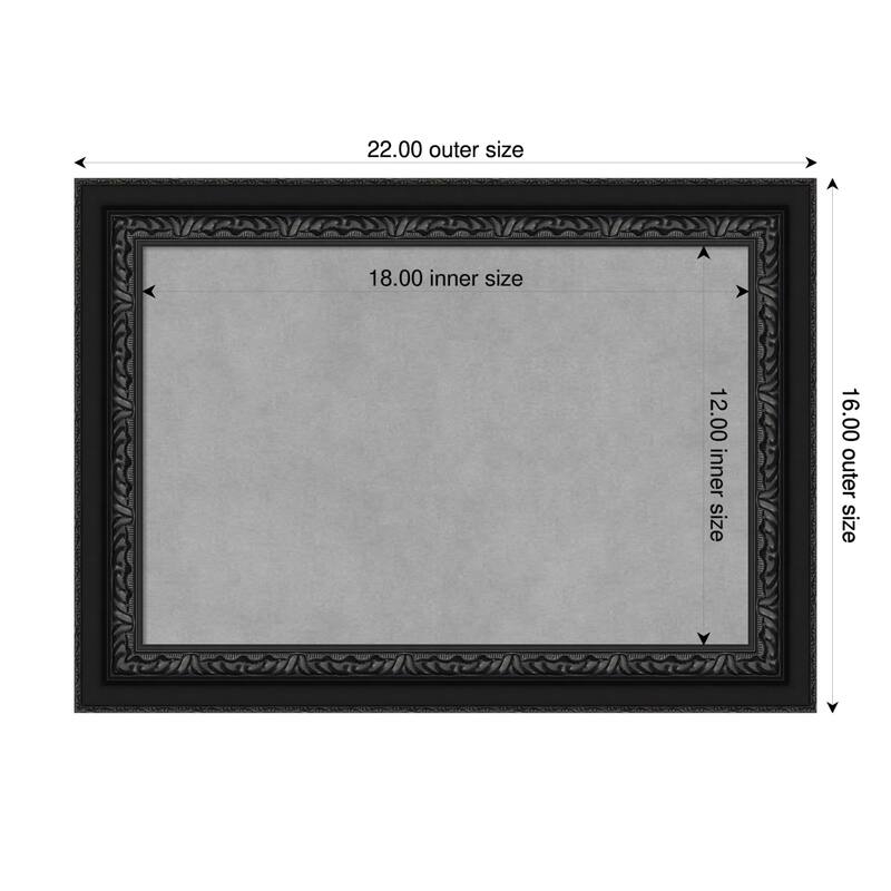 Amanti Art Downton Black Framed - 22 x 16 in