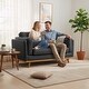preview thumbnail 31 of 43, MCombo Napa Leather Couch, Leather Sofa