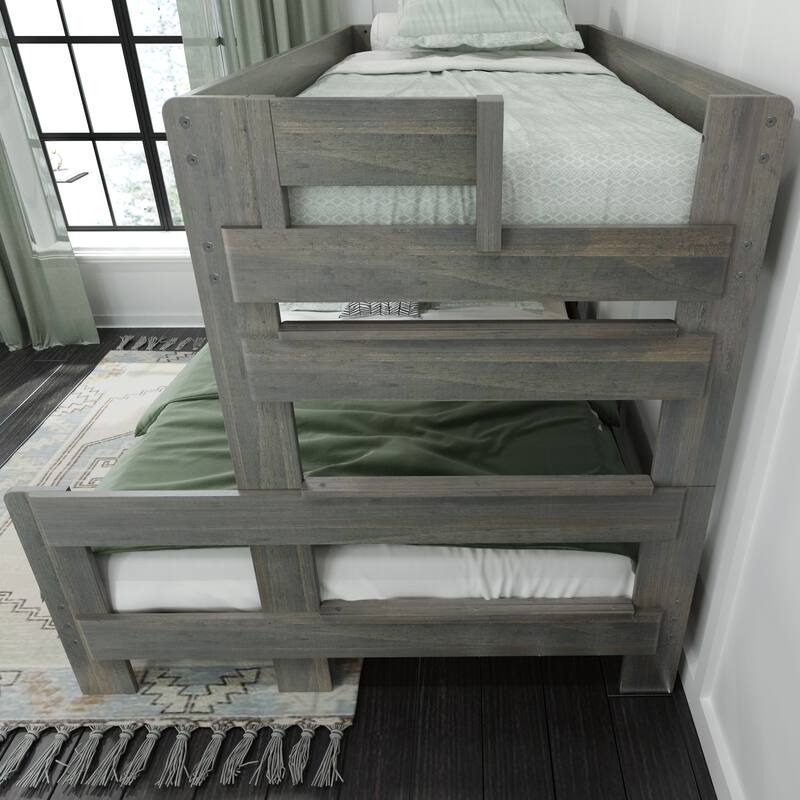 Max and Lily Farmhouse Twin XL over Queen Bunk Bed