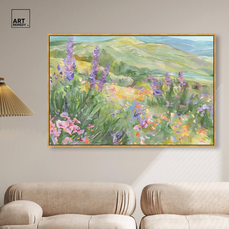 Blooming Fields Canvas by Art Remedy