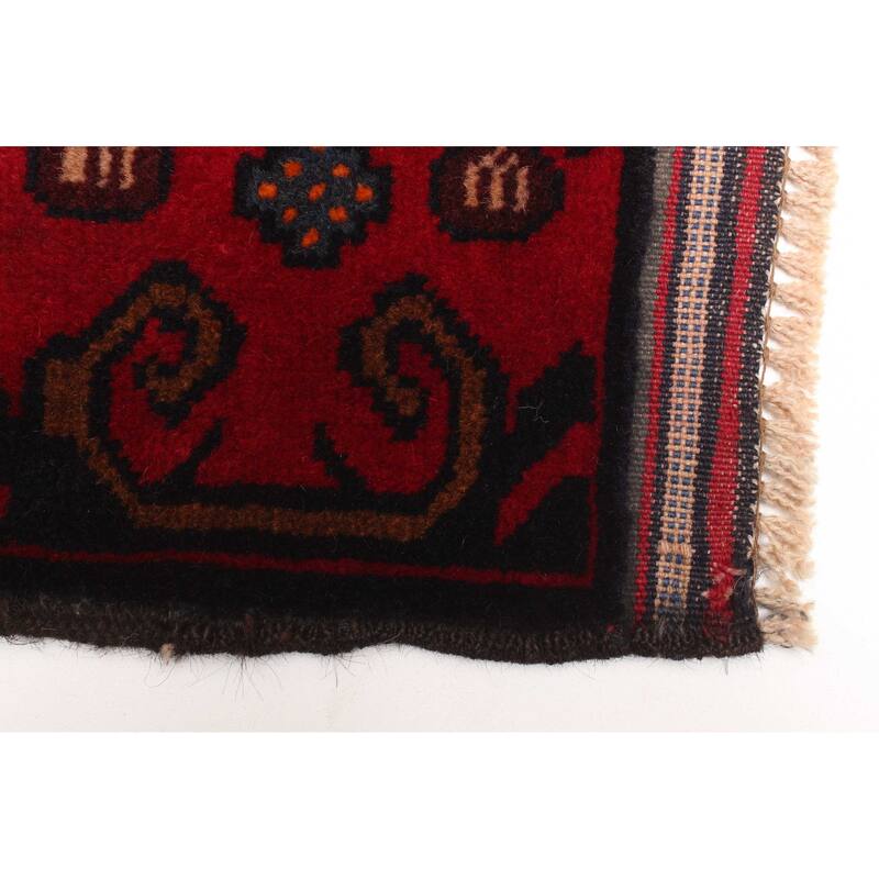 ECARPETGALLERY Hand-knotted Teimani Dark Navy Wool Rug - 3'6 x 6'6