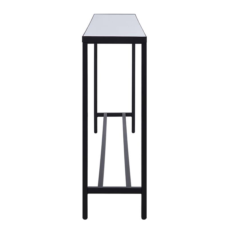 Renwil Bodin Indoor Iron Console Table, Matte Black