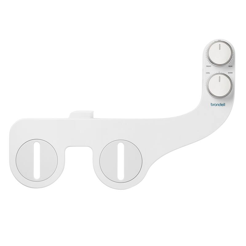 Brondell FreshSpa Comfort+ Bidet Attachment, Dual Temp, Dual Nozzles