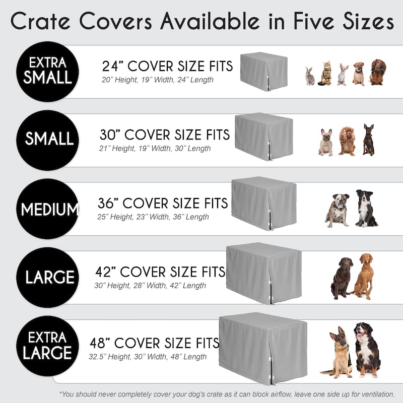 Sweet Jojo Designs Navy Blue and White Boy, Girl, Unisex/Gender Neutral Dog Crate Kennel Cover 36in. - for Trellis Collection
