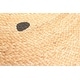 preview thumbnail 6 of 7, ECARPETGALLERY Braided Weave Palas Denizli Light Brown Jute Rug - 3'1 x 3'1