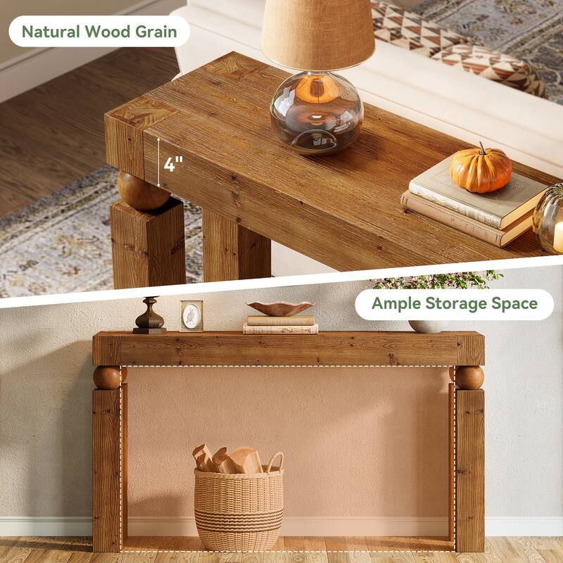 Solid Wood Entryway Table