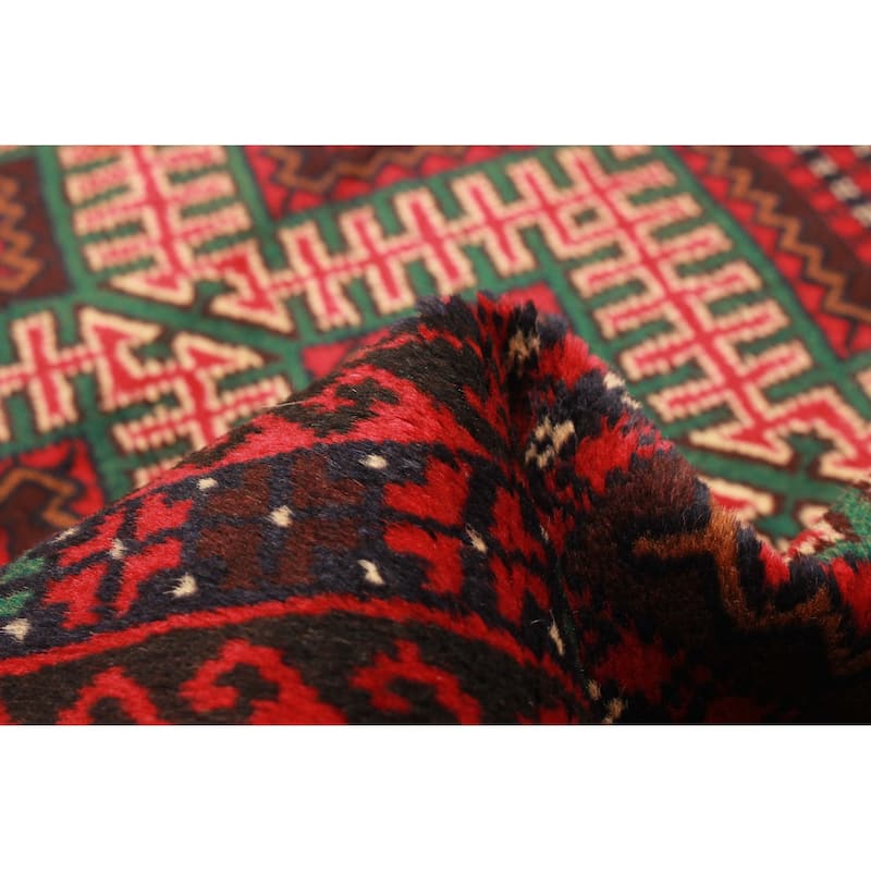 Teimani Red Rug 3'0" x 4'11" - 3'0 x 4'11