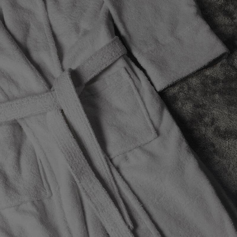 Superior Unisex Turkish Cotton Ultra-Soft Absorbent Long Bathrobe