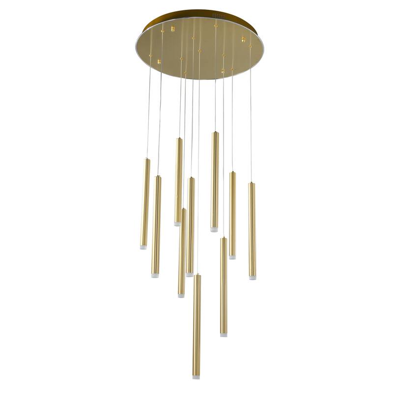 Gold Aluminum LED Lighting with Acrylic Diffusers - Overstock - 29341907