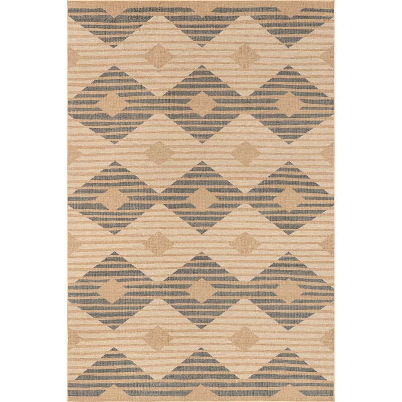 Nuloom Nautical SuperiorWash Striped Easy-Jute Machine Washable Area Rug