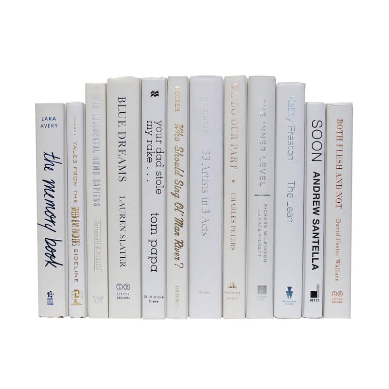 Books White Decorative Accessories: Snowfall ColorPak