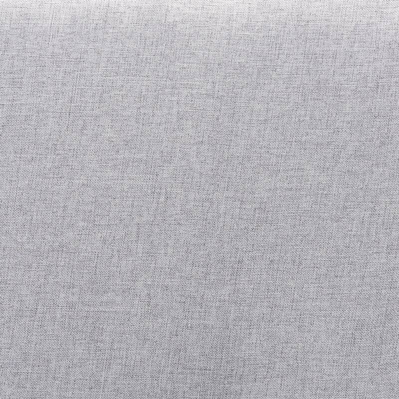 Abner Modern and Contemporary Fabric and Wood Headboard-Light Grey