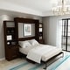 preview thumbnail 13 of 26, Brentwood Queen Murphy 2-pier Desk Bed