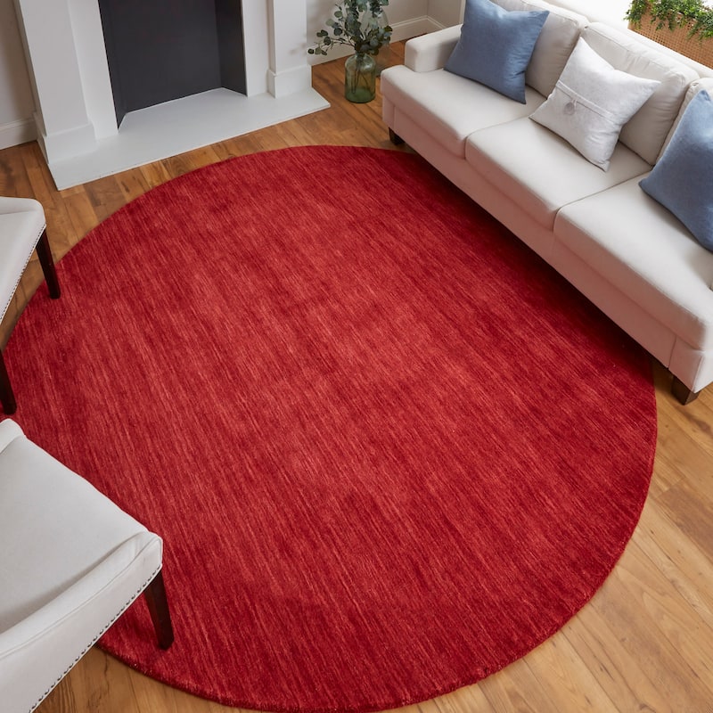 Grand Bazaar Celano Hand Woven Solid Modern Area Rug