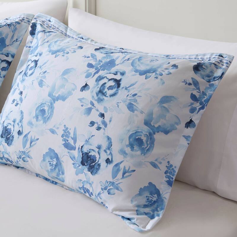 Intelligent Design Kaia Floral Striped Comforter Set