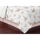 preview thumbnail 6 of 4, Sweet Jojo Designs Blush Pink Mint Watercolor Woodland Deer Floral Collection Girl 3 piece Full Queen-size Comforter Set
