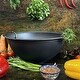 preview thumbnail 3 of 7, Cast Iron Asian Cauldron (Kazan) for Jambalaya,Pilaf w/ Pan Lid