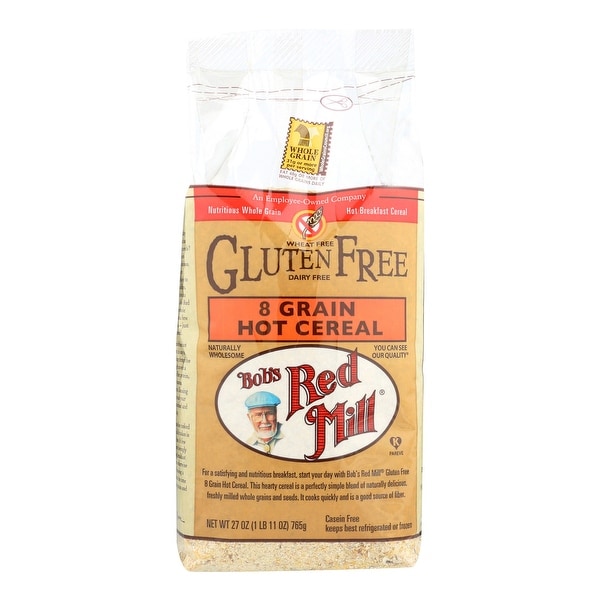 Bob's Red Mill Gluten Free 8 Grain Hot Cereal - 27 oz - Case of 4