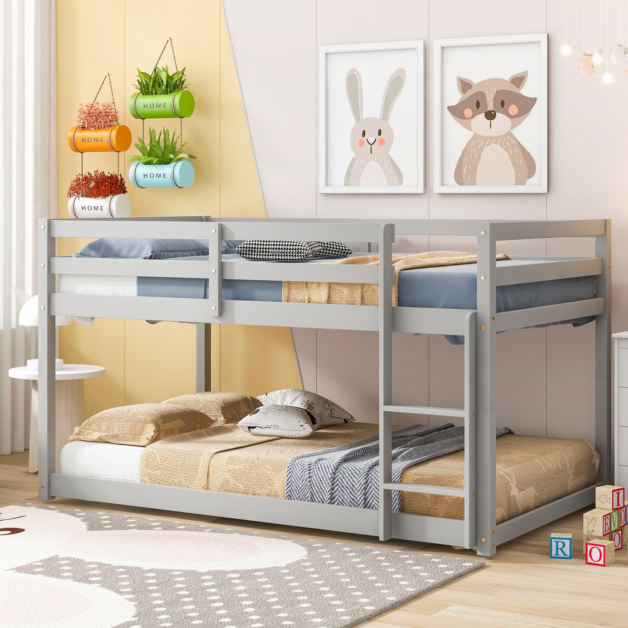 Low full best sale size bunk beds