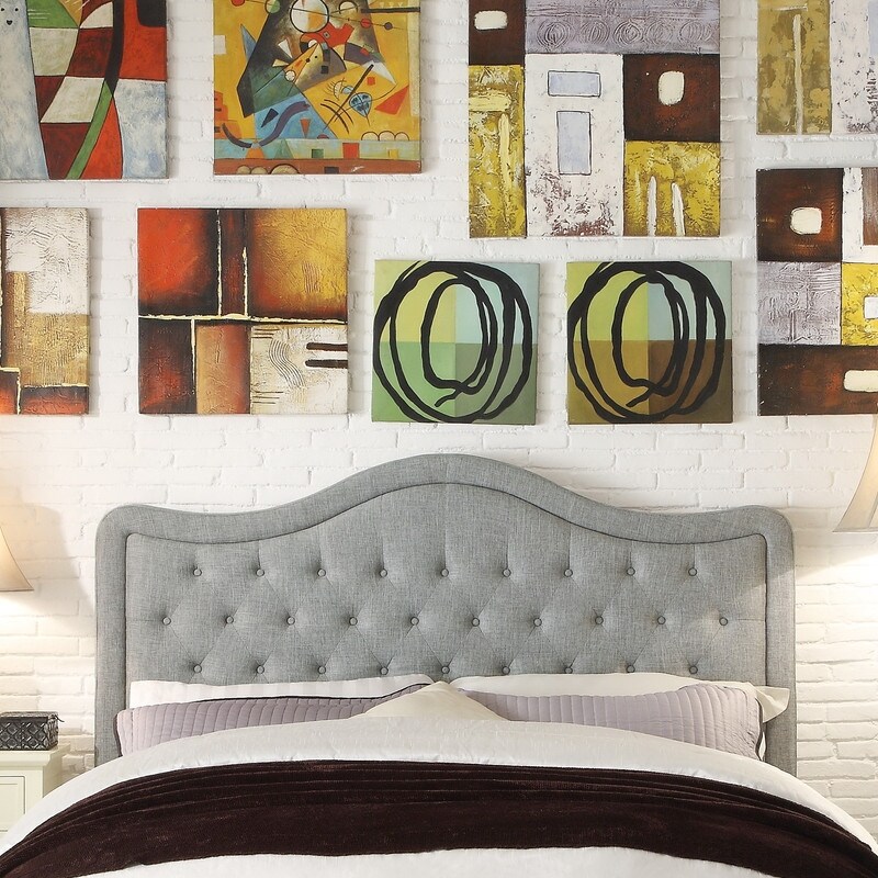 Sieber upholstered discount panel headboard