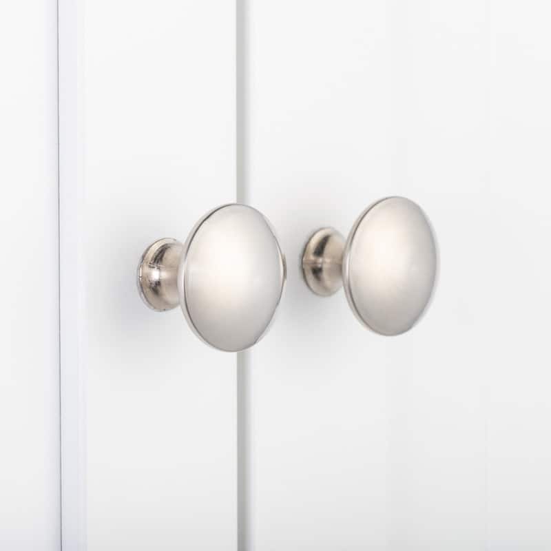 Single Drawer Double Door Wardrobe Storage Cabinet White