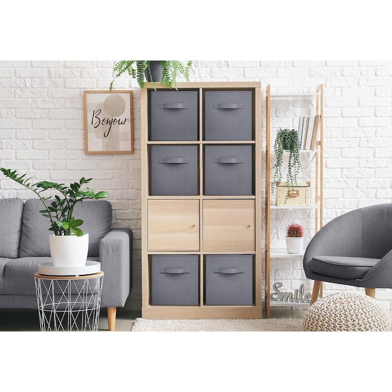 Sorbus 11" Foldable Storage Cube Basket Lightweight Organization Solutions - Single Pack - 11" x 10.5 x 10.5