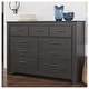 preview thumbnail 7 of 38, Signature Design by Ashley Brinxton Urban Charcoal Dresser