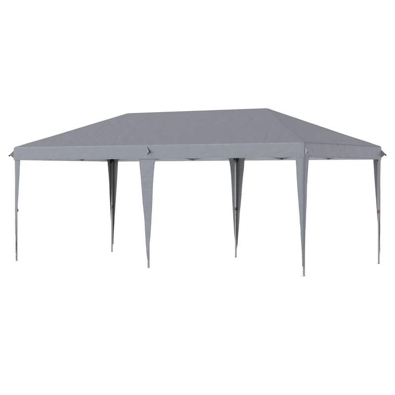 10' x 19.2' Outdoor Gazebo Pop Up Canopy Party Tent with Carrying Bag