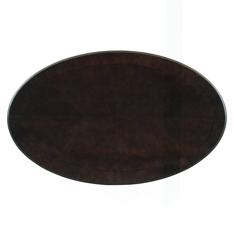Vintage Oval Coffee Table with Multiple Storage Options and Sturdy Construction