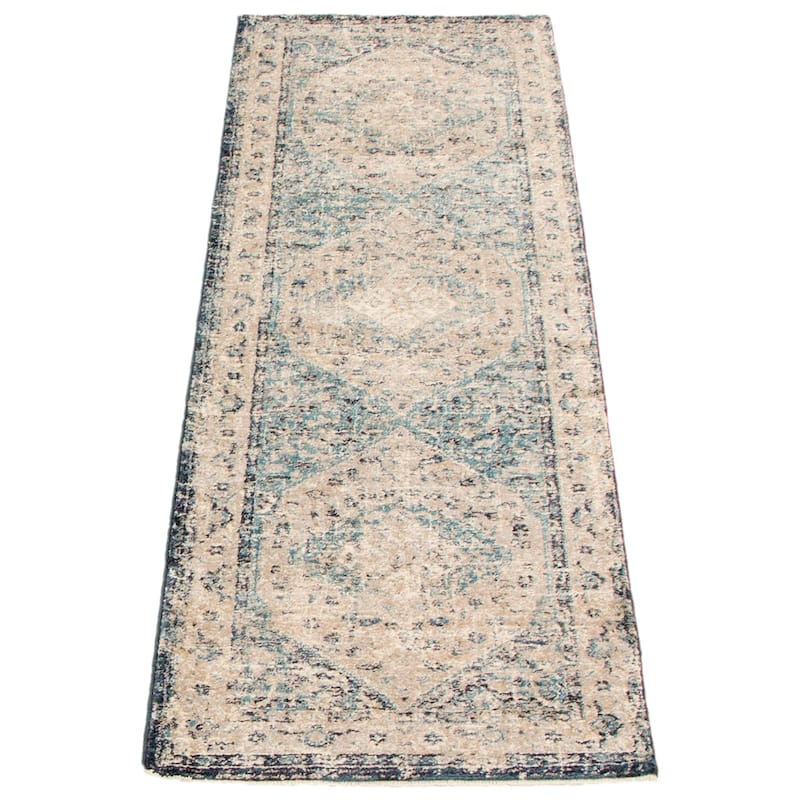 ECARPETGALLERY Machine Woven Bolivia Bijar Grey Rug - 2'2 x 8'0