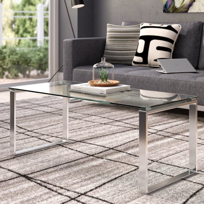Ashley Glass Coffee Table - Glass
