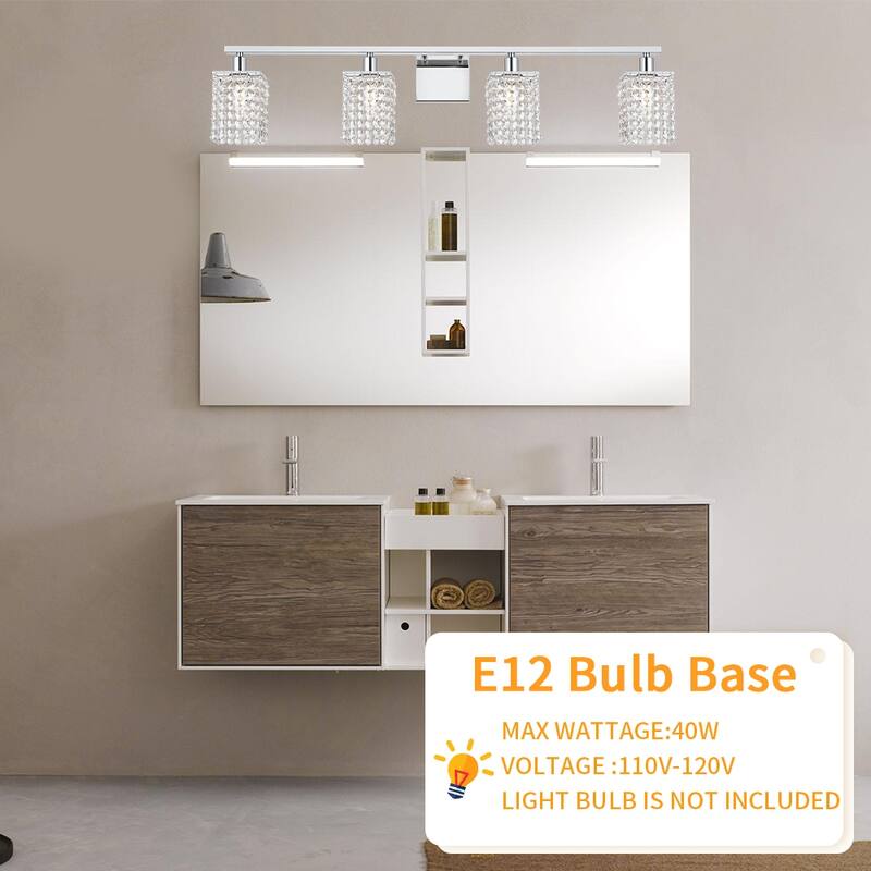 Modern Bathroom Lights with Crystal Shape