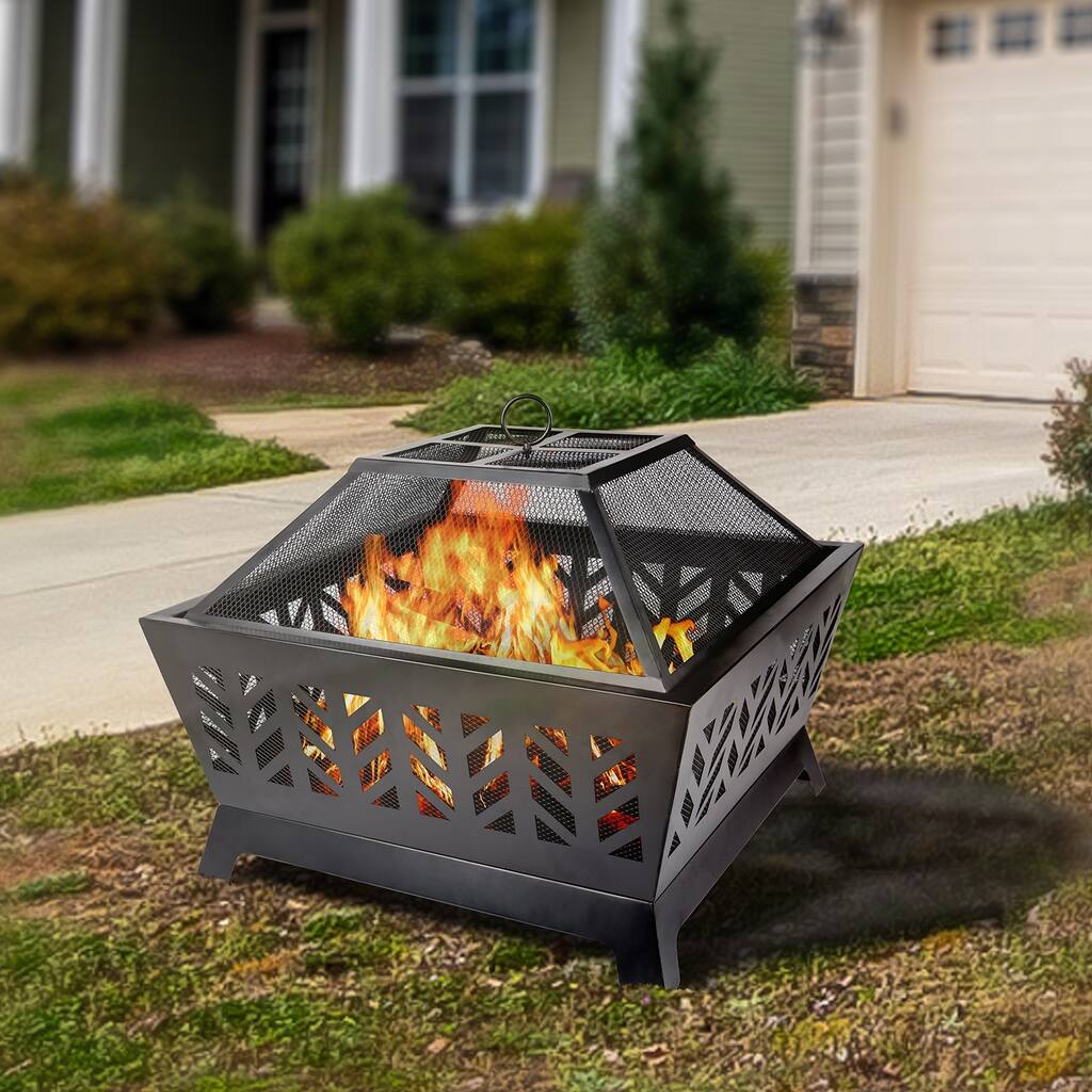 Iron Fire Pit Outdoor