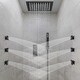 preview thumbnail 4 of 35, 12" Wall Mount LED Rainfall 3 Way Thermostatic Shower Faucets Sets with 6 Body Jets