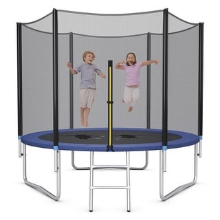 8/10/12/14/15/16 FT Outdoor Trampoline Bounce Combo W/Closure Net